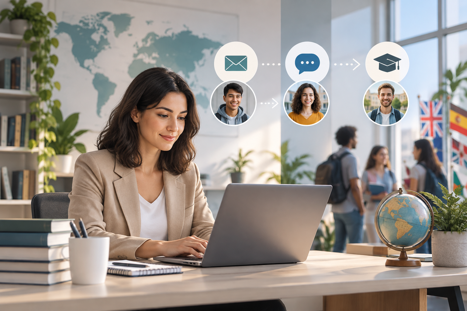 Illustration for Language School CRM: A Practical Guide to Automating Enquiries, Follow-Ups, and Admissions