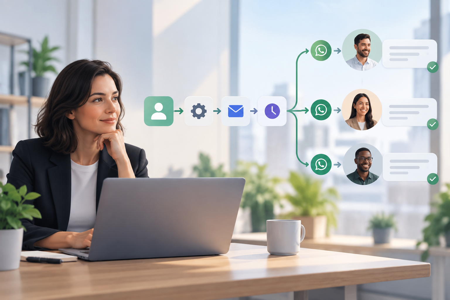 Illustration for CRM Automation for Customer Follow-Ups: Building Workflows That Never Miss a Lead