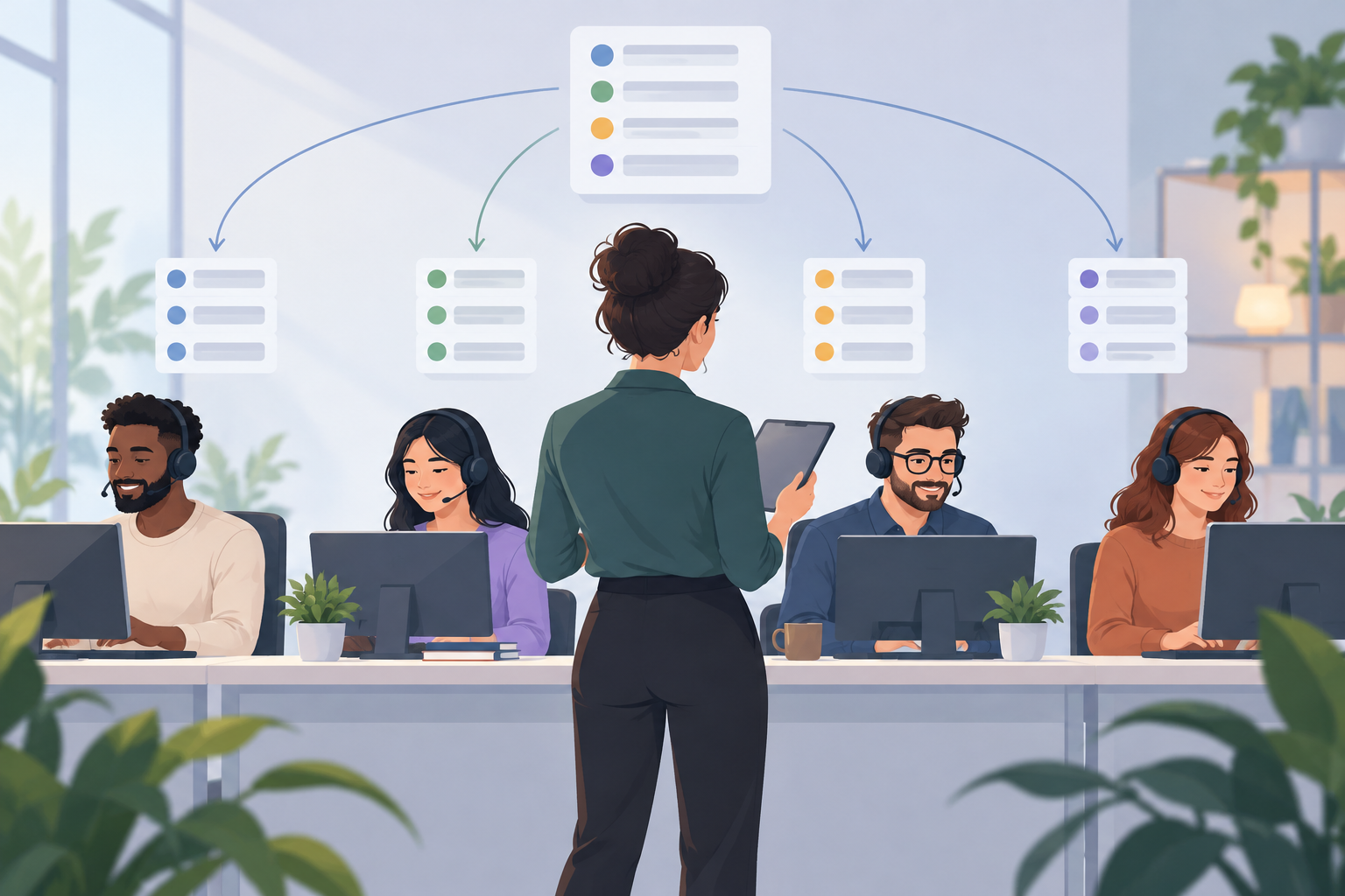 Illustration: Balancing Workload Across Agents Without Burnout