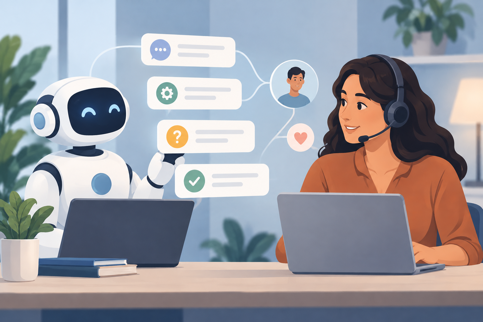 Illustration: Automating Repetitive Queries Without Losing the Human Touch
