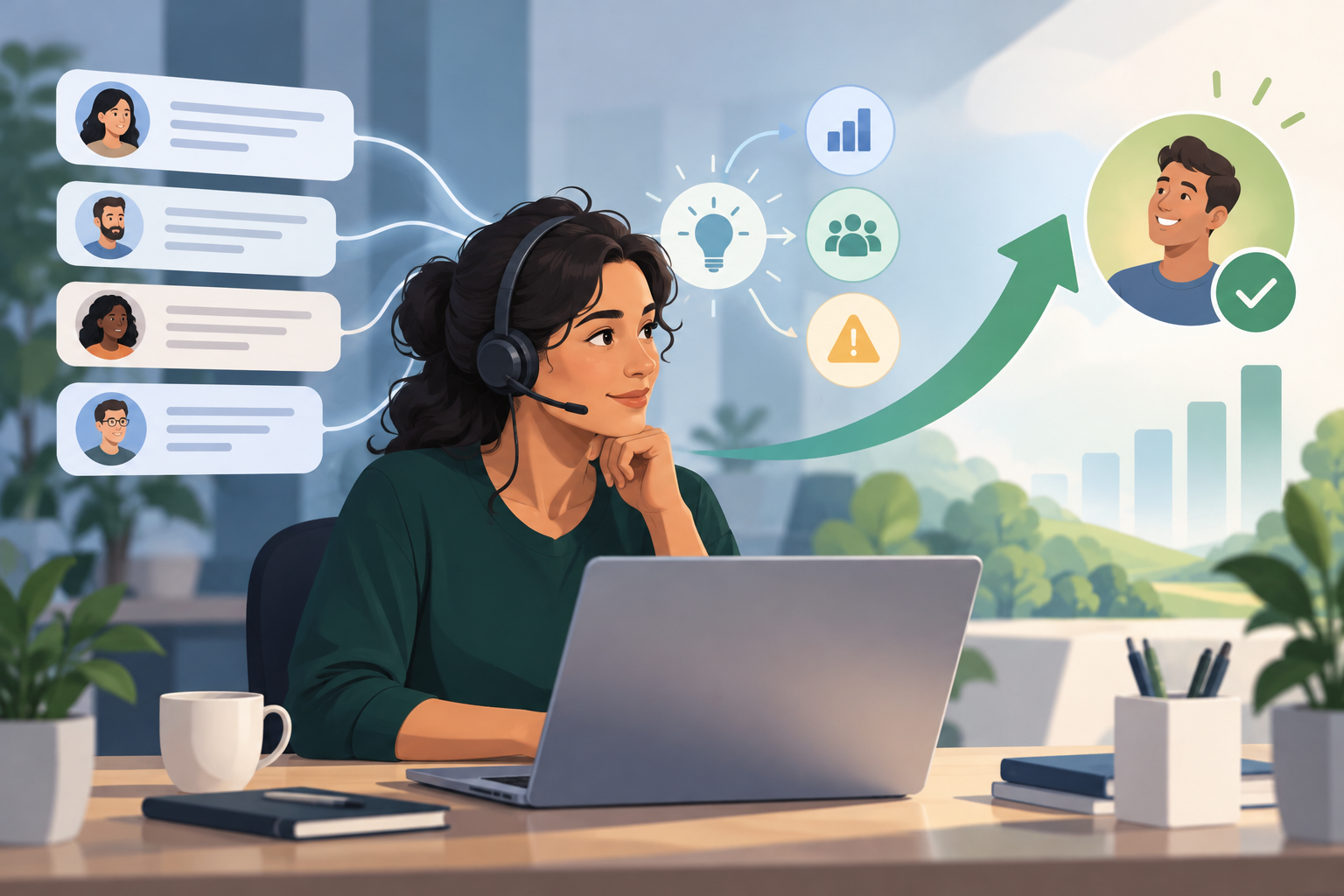 Illustration: Turning Support Context into a Proactive Retention Strategy