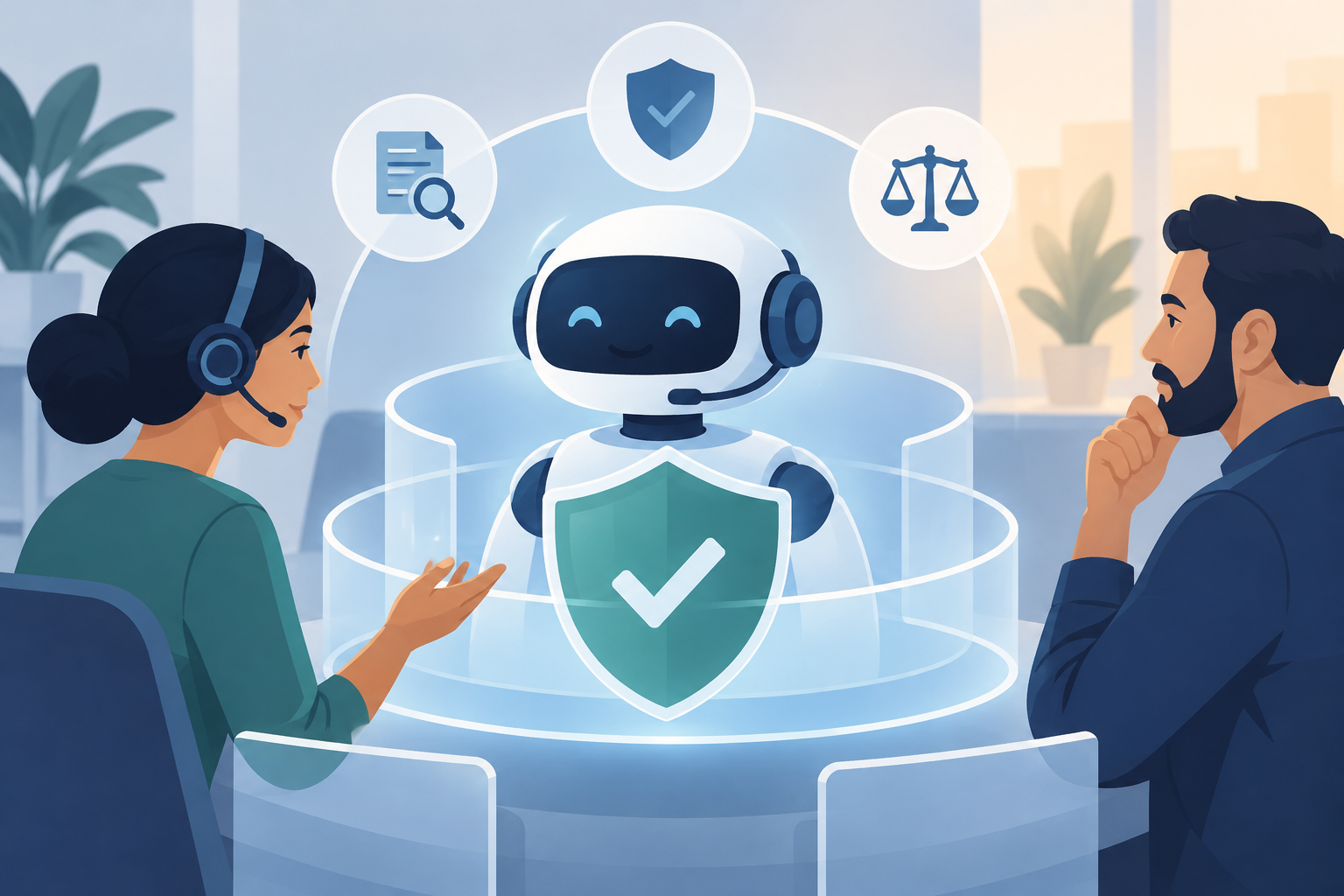 Illustration: Guardrails that reduce AI customer service risk